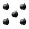 Service Caster 2-3/8'' Floor Safe Black Hooded Twin Wheel Caster Top Plate, 5PK SCC-TP02S60D-NYU-FB-5 - alternate 1